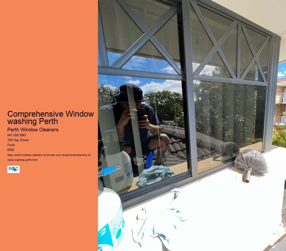 Comprehensive Window washing Perth