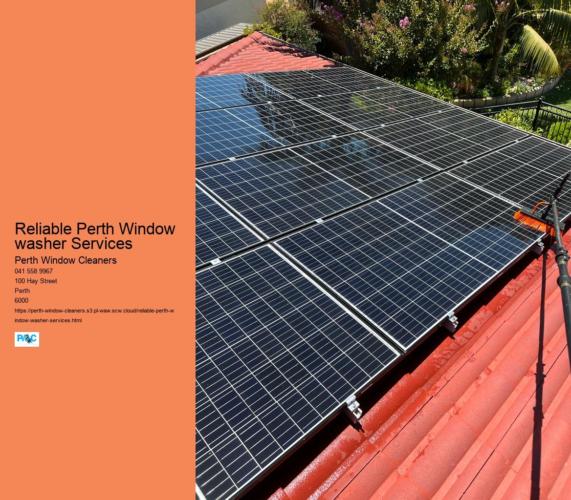 Reliable Perth Window washer Services