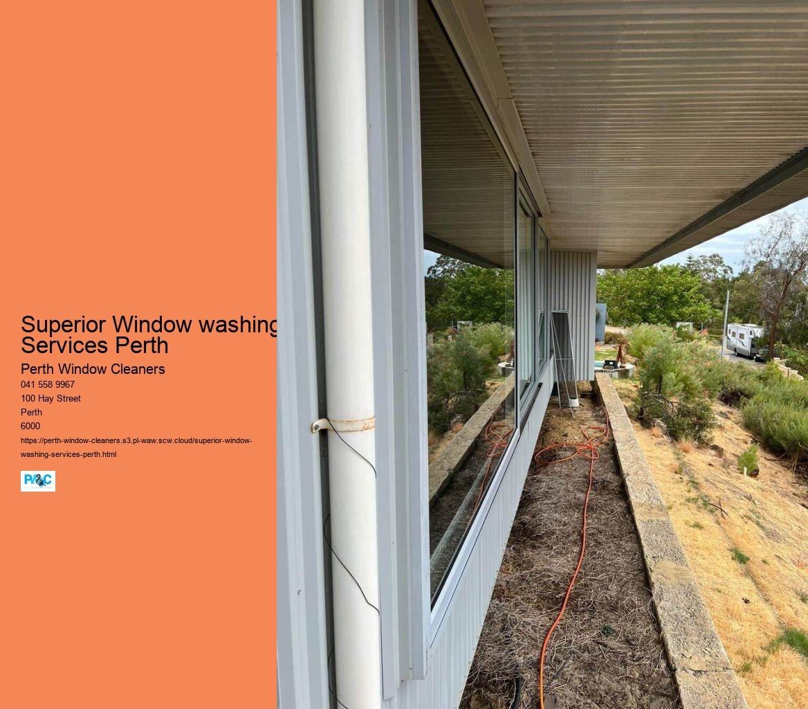 Superior Window washing Services Perth
